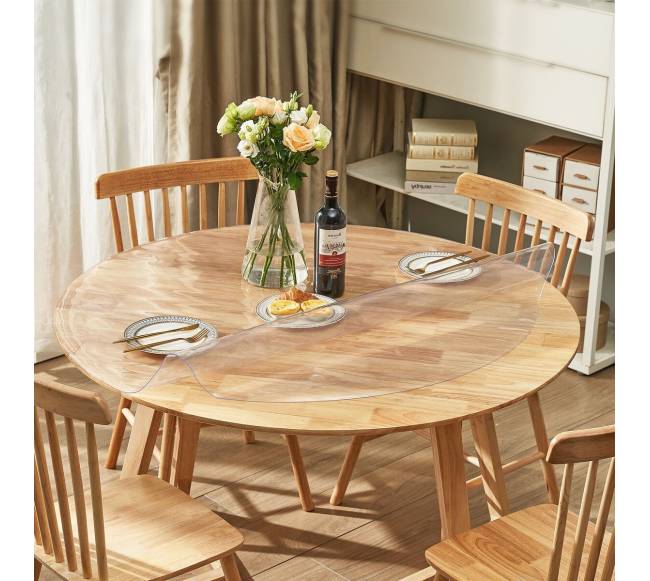 Skaidrus apvalus staltiesės dangalas 123 cm7