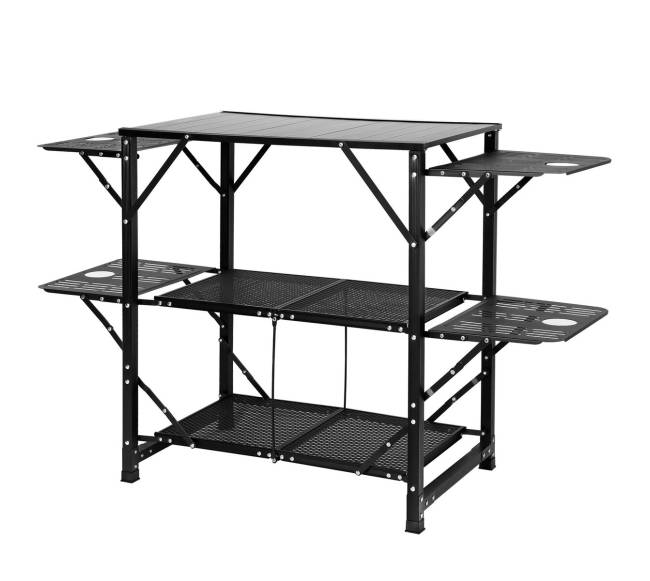 Lauko virtuvės stalas su krepšiu9