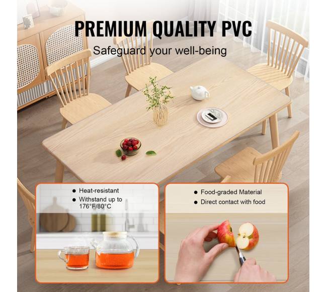 Skaidrus stalo apsaugos užtiesalas 36 x 72 cm2