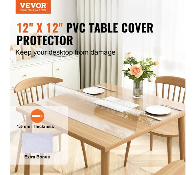 Skaidri stalo apsauga, 305 x 305 mm1