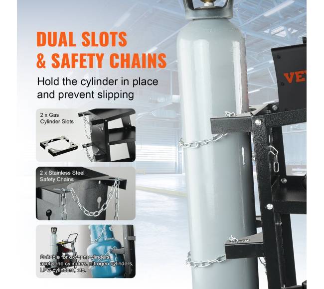 Trijų aukštų suvirinimo vežimėlis su 360 ratukais3