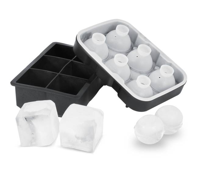 Silikoninė ledo rutuliukų ir kubelių forma0