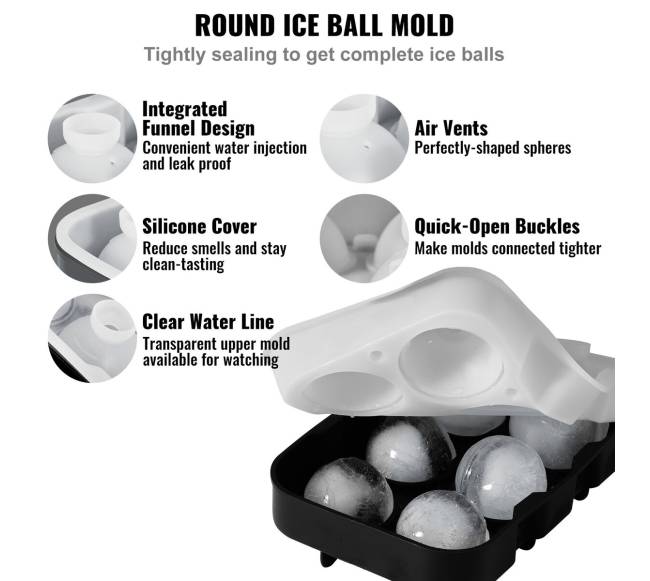 Silikoninė ledo rutuliukų ir kubelių forma3