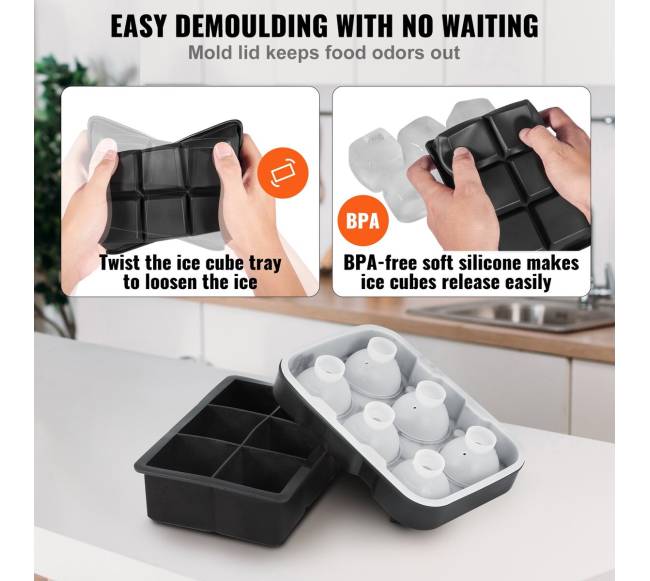 Silikoninė ledo rutuliukų ir kubelių forma4