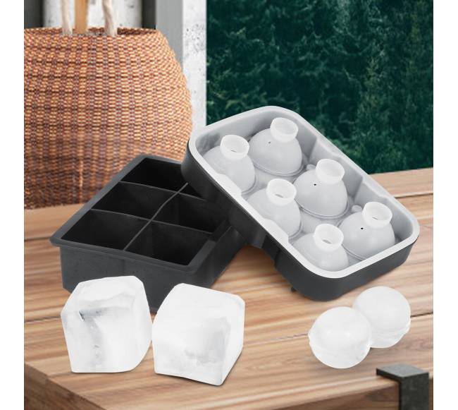 Silikoninė ledo rutuliukų ir kubelių forma7