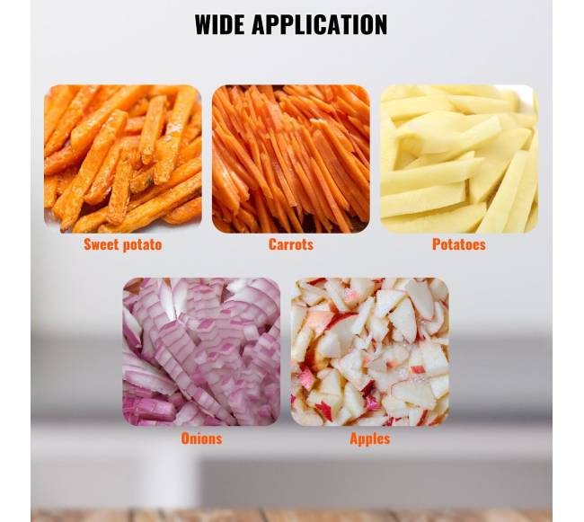 Komercinis daržovių ir vaisių pjaustytuvas5