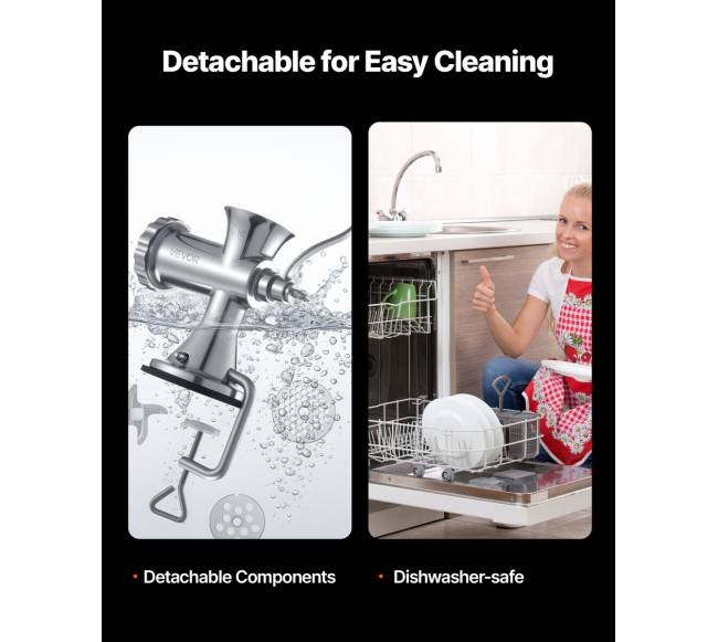 Rankinis mėsos malūnėlis su nerūdijančiu plienu6