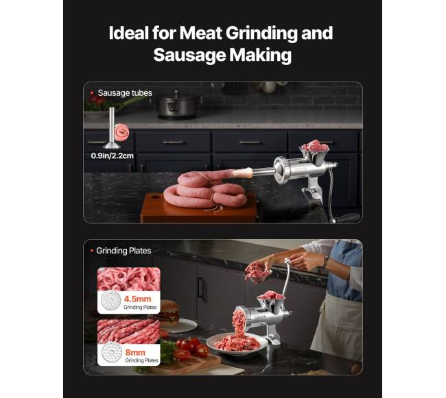 Rankinė mėsos malimo mašina iš nerūdijančio plieno3