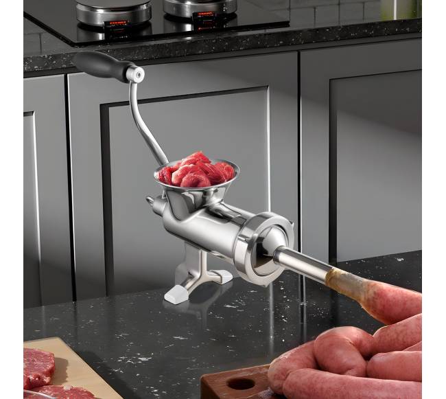 Rankinė mėsos malimo mašina iš nerūdijančio plieno7