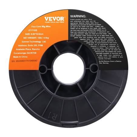 Fluxinė suvirinimo viela E71T-GS 0.8 mm 4.5 kg0