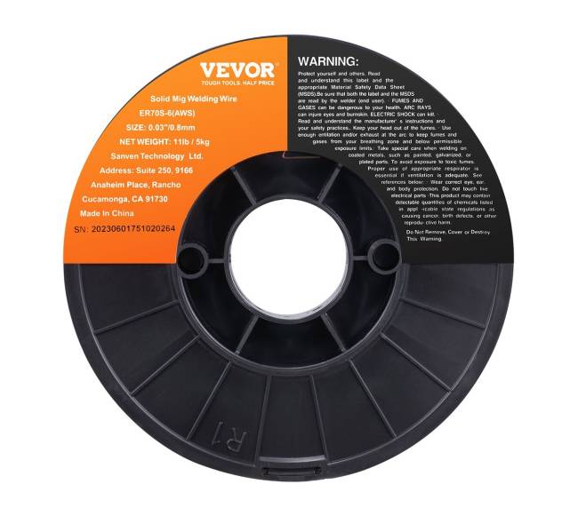 Tvirta MIG suvirinimo viela, ER70S-6 0,8 mm, 5 kg0