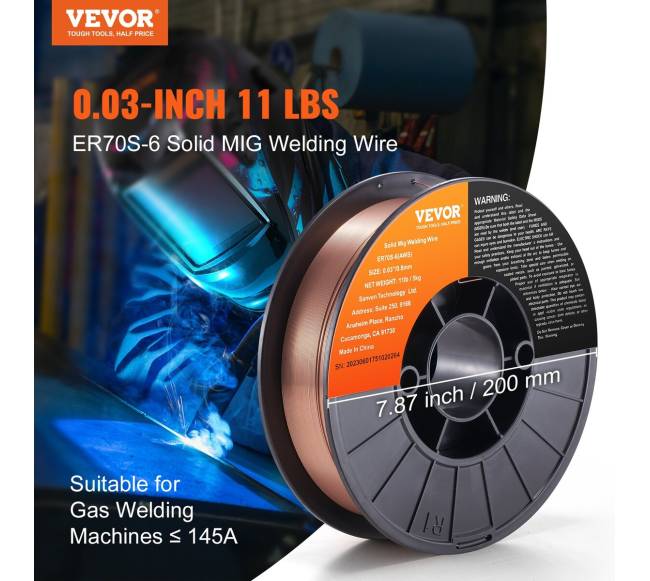 Tvirta MIG suvirinimo viela, ER70S-6 0,8 mm, 5 kg1