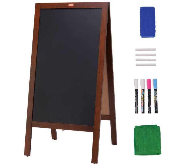 Dvipusė lauko lentelė su kreida 50x100 cm8