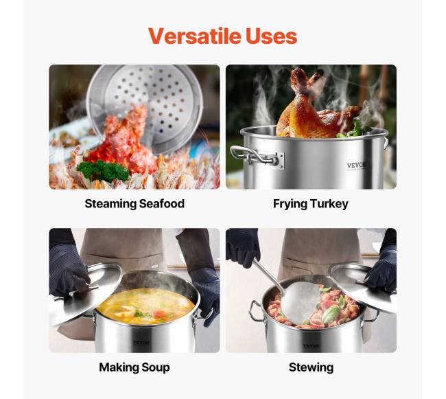 Nerūdijančio plieno puodas 39,7 l su sieteliu5