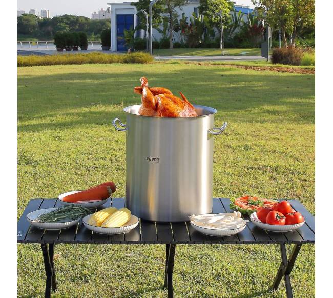 Nerūdijančio plieno puodas 39,7 l su sieteliu7