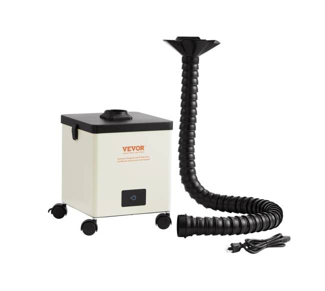 100W lydmetalių dūmų ištraukiklis su filtrais8