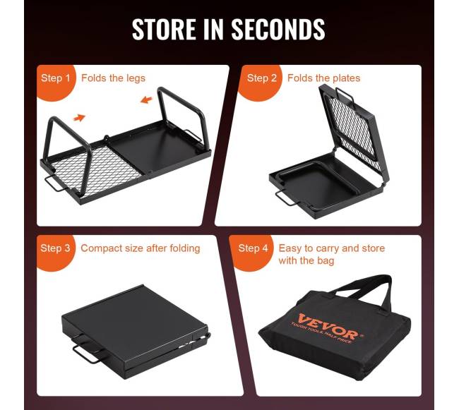 Sulankstomas laužavietės grilis4