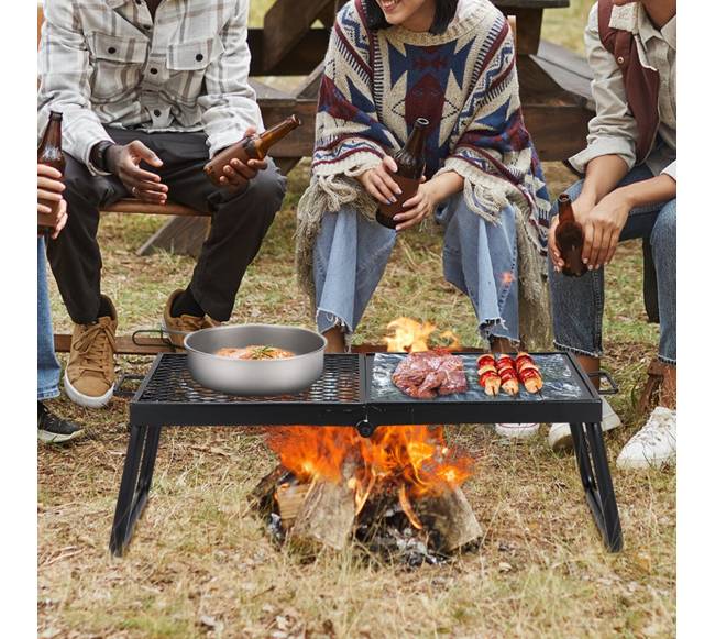 Sulankstomas laužavietės grilis7