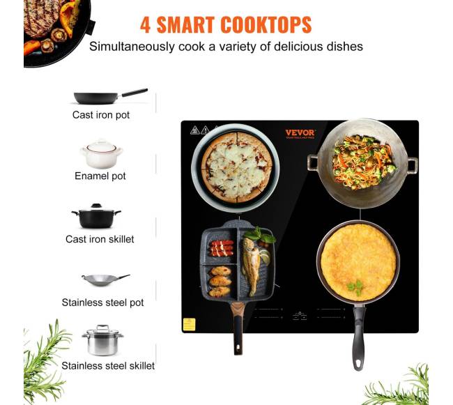 60 cm elektrinė kaitlentė 4 degikliai1