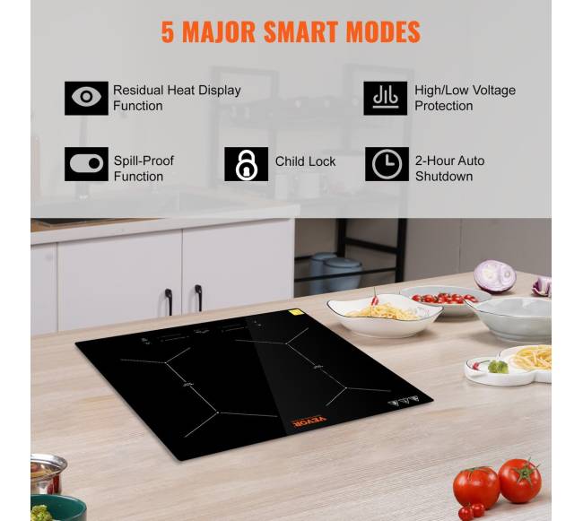 60 cm elektrinė kaitlentė 4 degikliai4