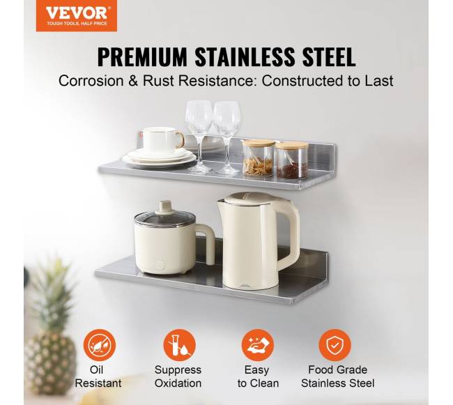 nerūdijančio plieno lentyna su atšvaitais1