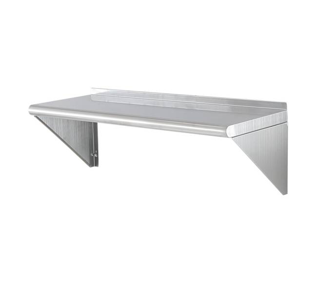 91 cm x 30 cm nerūdijančio plieno lentyna0