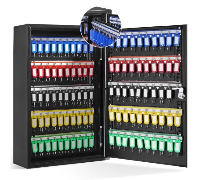 200 raktų rakinama spintelė su žymekliais0