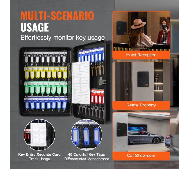 48 raktų dėžė su kodine spintele4