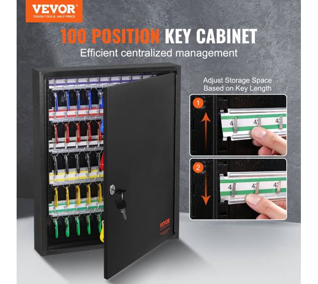 100 raktų spinta su užraktu ir žymelėmis1