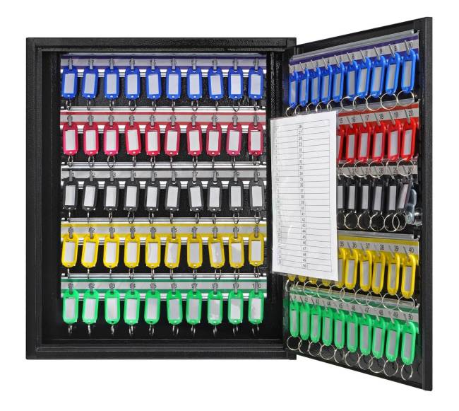 100 raktų spinta su užraktu ir žymelėmis9