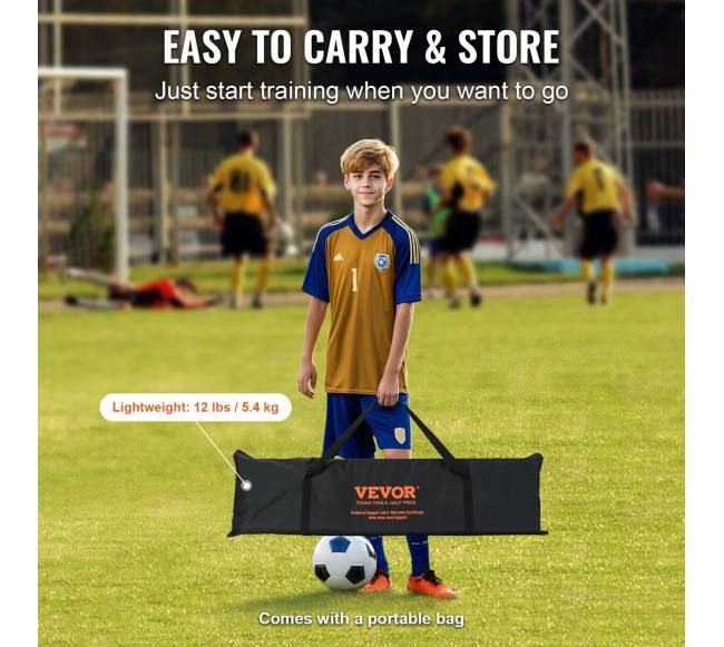 Futbolo atkovotų kamuolių tinklas 2-14