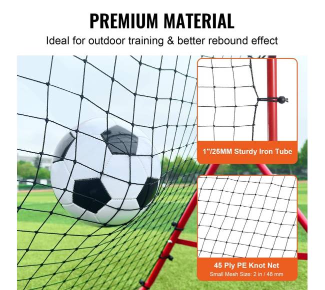 Futbolo atmušimo tinklas 100x100 cm3