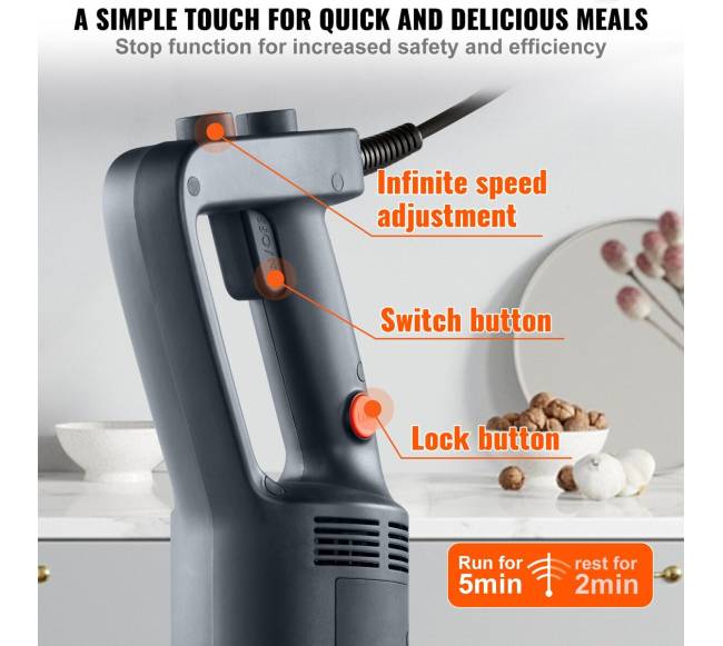 Profesionalus panardinamas trintuvas 750W3