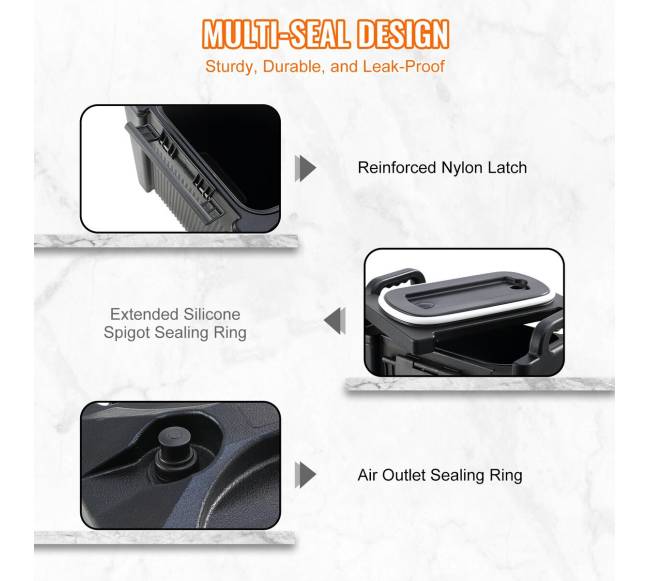 Izoliuotas gėrimų dozatorius, 5 galonų3