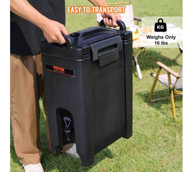 Izoliuotas gėrimų dozatorius, 5 galonų5