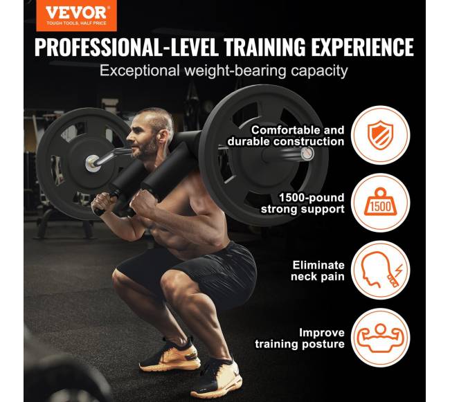 Saugos pritūpimų štanga su pečių ir rankų paminkštinimais1