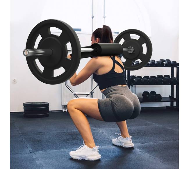 Saugos pritūpimų štanga su pečių ir rankų paminkštinimais7