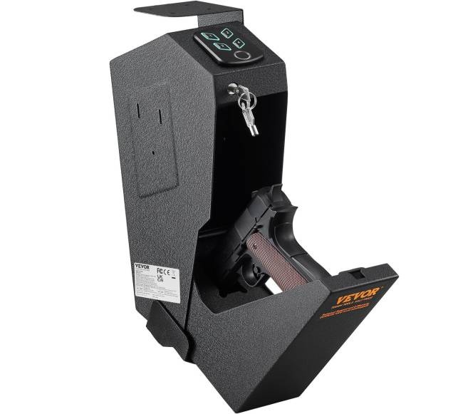 Tvirtinamas biometrinis seifas pistoletui0