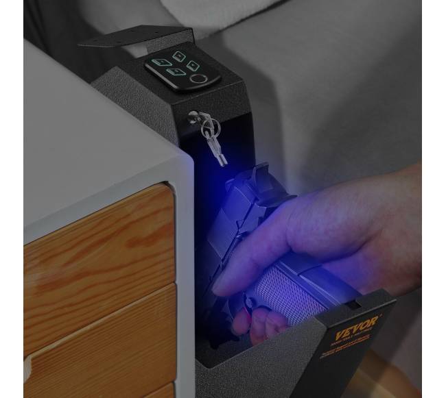 Tvirtinamas biometrinis seifas pistoletui7