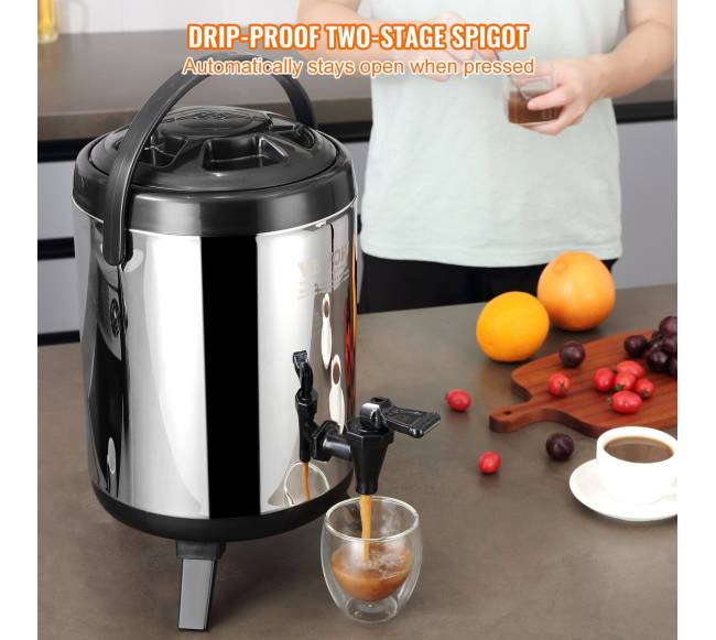 Nerūdijančio plieno gėrimų dozatorius 6 L4