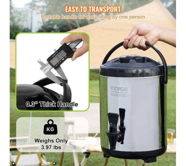 Nerūdijančio plieno gėrimų dozatorius 6 L5