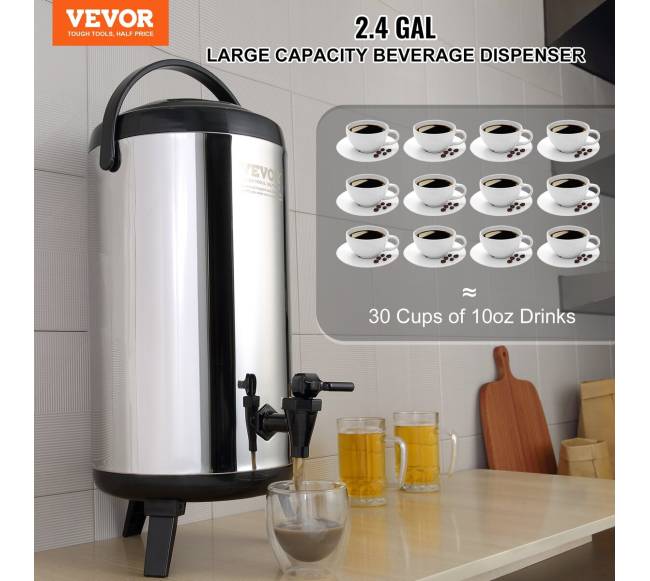 Nerūdijančio plieno gėrimų dozatorius 9.2 l1