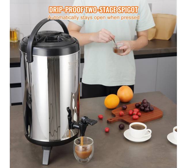 Nerūdijančio plieno gėrimų dozatorius 9.2 l4