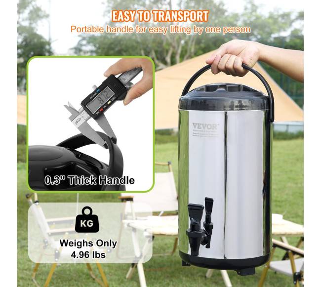 Nerūdijančio plieno gėrimų dozatorius 9.2 l5