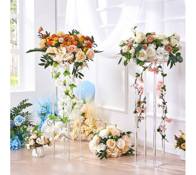 10 vnt. 60 cm aukščio vestuvių gėlių stendas7