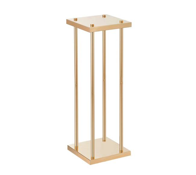 Auksinis vestuvių gėlių stovas, 80 cm aukščio10