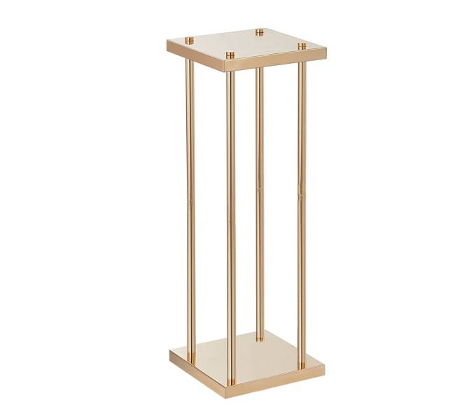 4 vnt. aukso metalo stovas gėlėms10