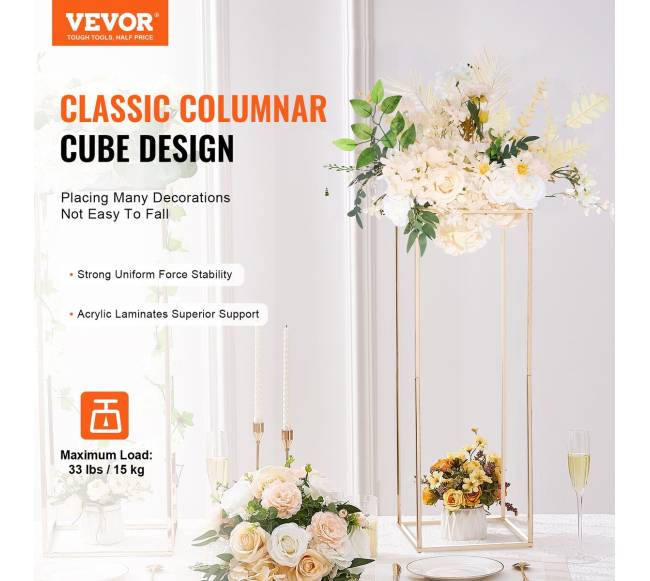 Vestuvių gėlių stovai, 80 cm aukščio (2 vnt.)1