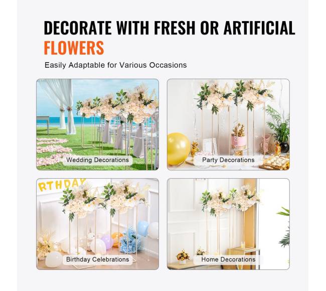 Vestuvių gėlių stovai, 80 cm aukščio (2 vnt.)5