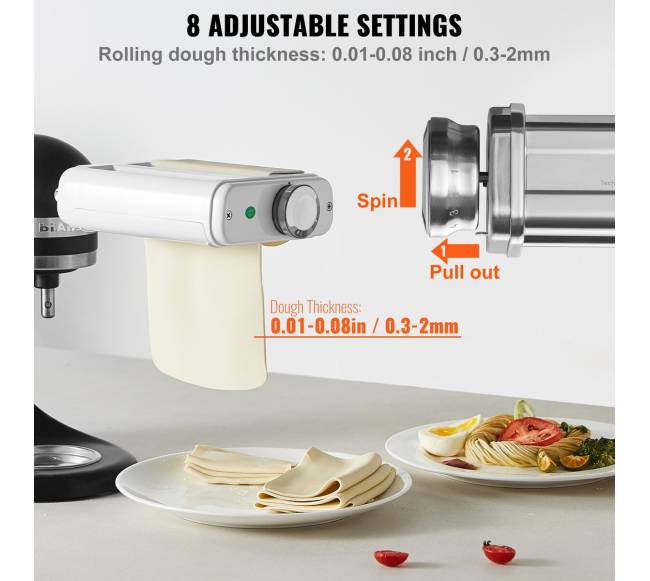 Virtuvės kombaino pasta gaminimo priedas2